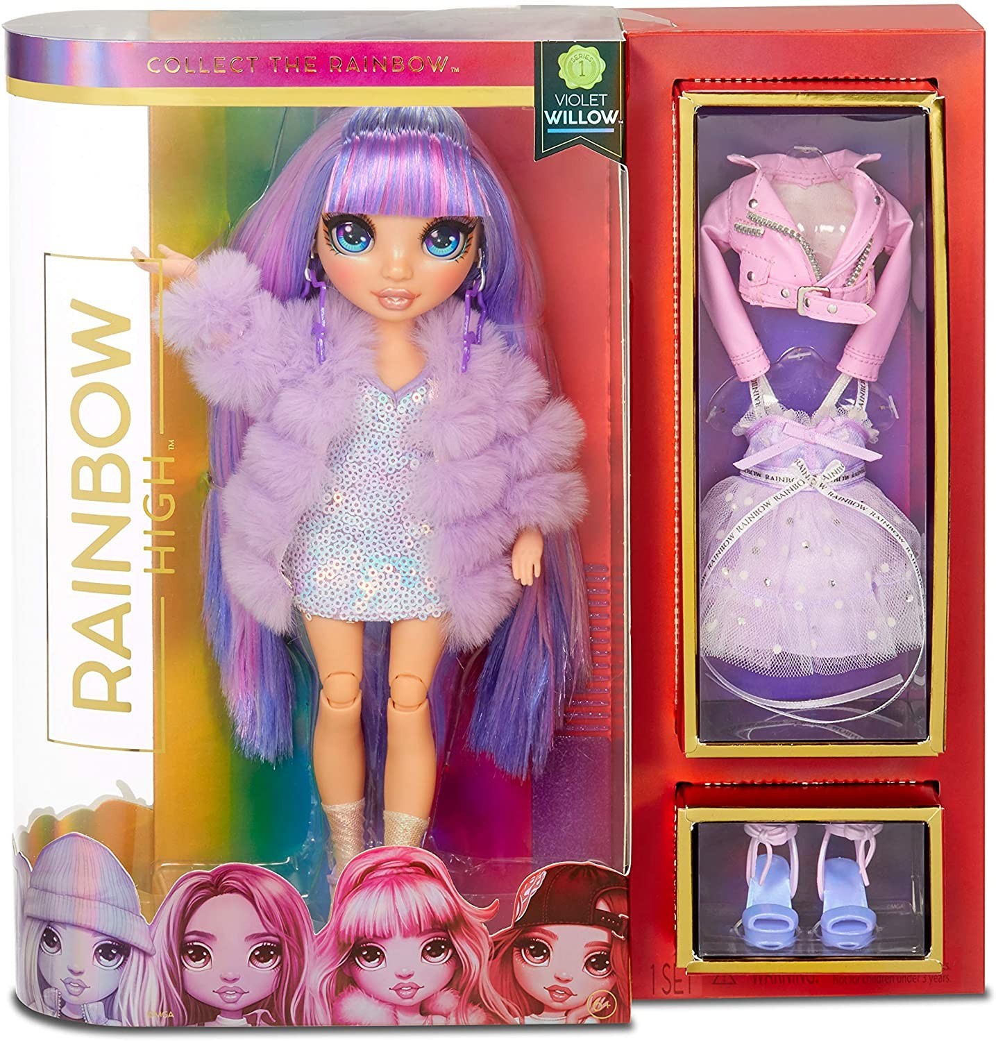 

Кукла Rainbow High Violet Willow - Purple Clothes Fashion Doll