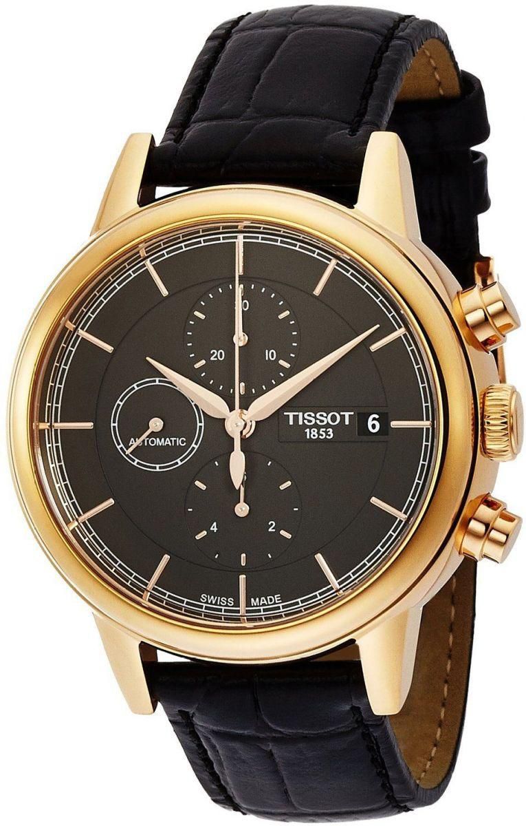 Часы Tissot Automatic 1853 мужские черно золотые