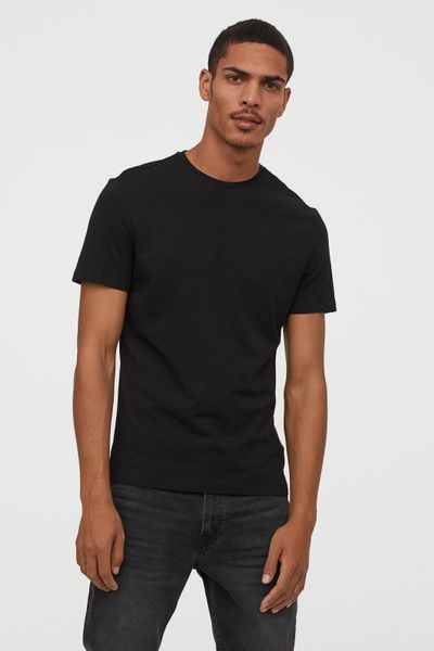 

Футболка H&M XS черная (1203-799)