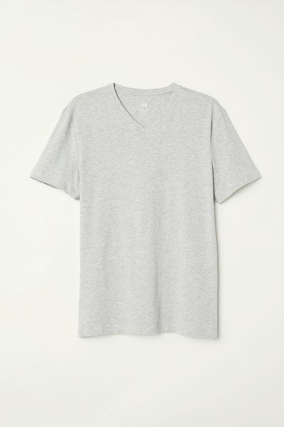 

Футболка H&M М серая (1093-361)