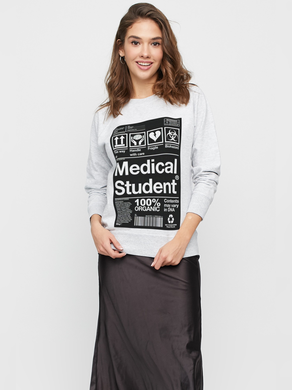 

Свитшот YAPPI SWG1043  Серый, Свитшот YAPPI SWG1043 M Серый