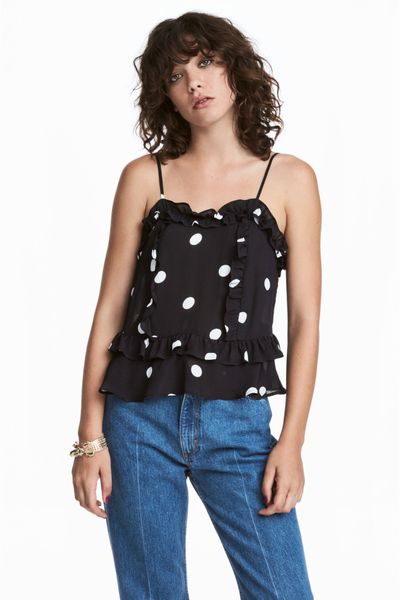 

Топ H&M 36 Чёрно-белый (1084-716)