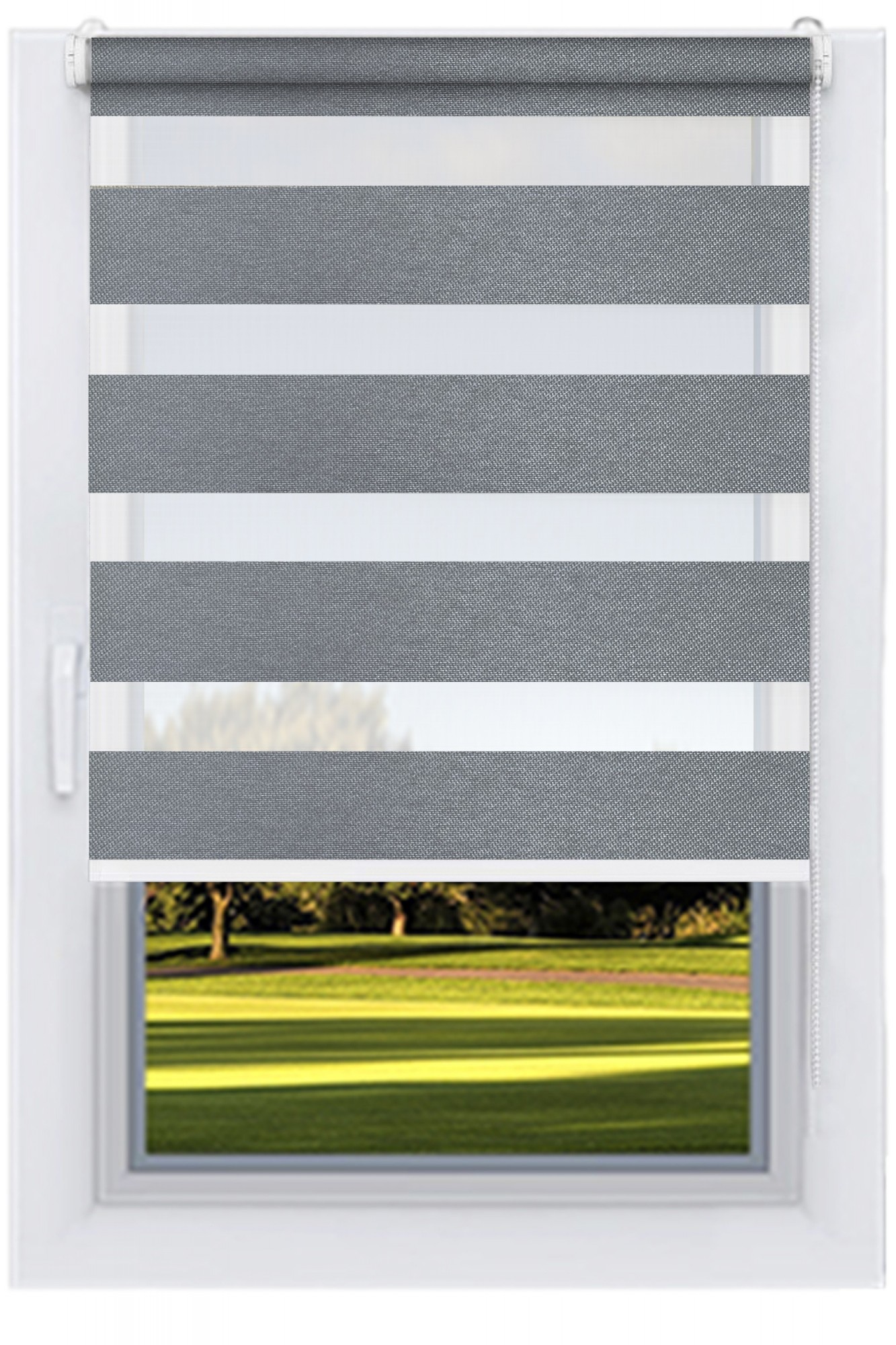 

Ролета тканевая DECOLUX 76х160 МИЛАНС Металлик вал 19