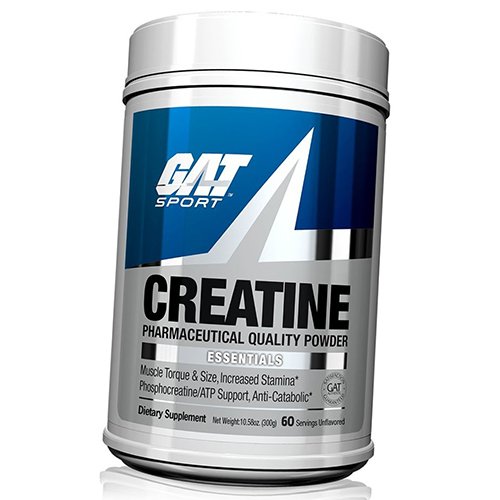 

Креатин Моногидрат, Creatine Monohydrate, GAT Sport 300г Без вкуса (31129001)