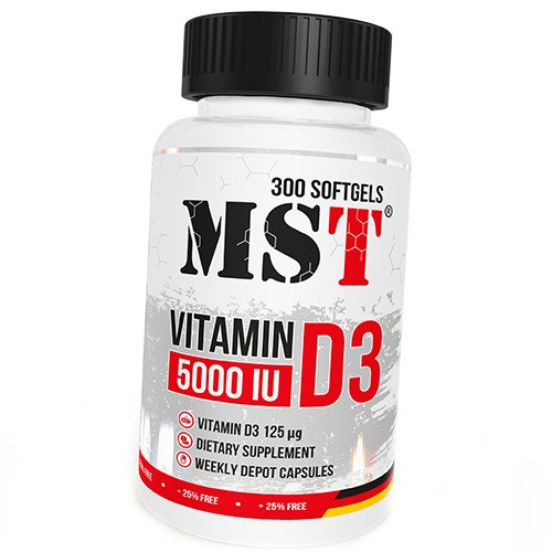 

Витамин Д3, Vitamin D3 5000, MST 300гелкапс (36288006)