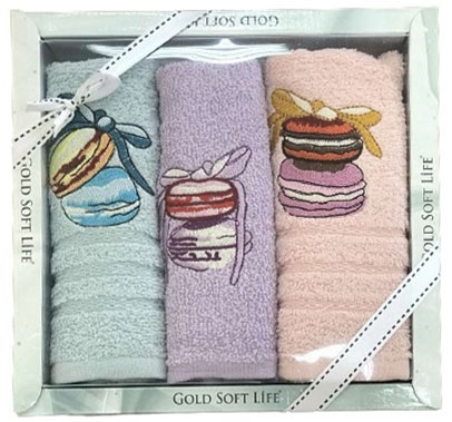 

Набор кухонных полотенец Gold Soft Life Макарун 30х50 3 шт (ts-6001774)