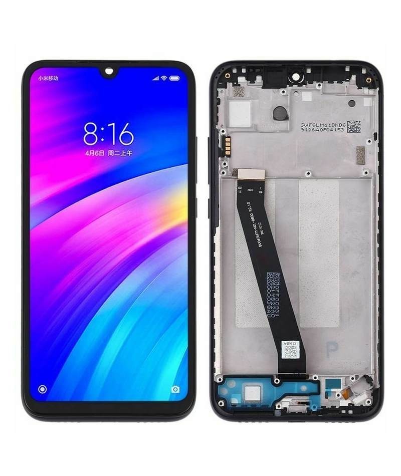 

Дисплей для Xiaomi Redmi 7 с сенсором (тачскрином) и рамкой черный