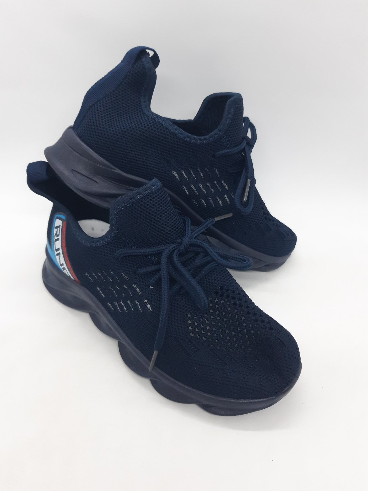 

Летние кроссовки на мальчика Lilin Shoes синие сетка Km-0109 37 р 22 см
