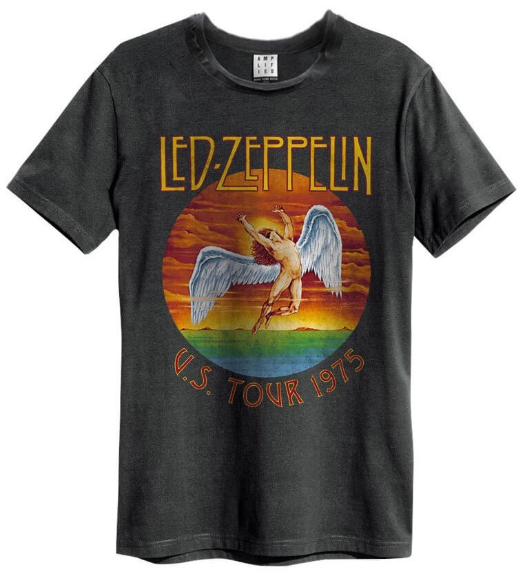 

Футболка Amplified Led Zeppelin US Tour 1975 L Темно-серая Женская ZAV210LUS