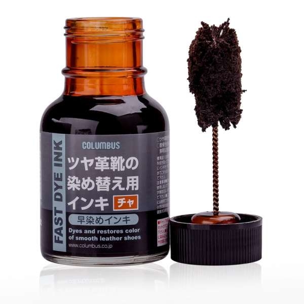 

Краска коричневая для гладкой кожи Columbus Quick Dye Ink 70ml