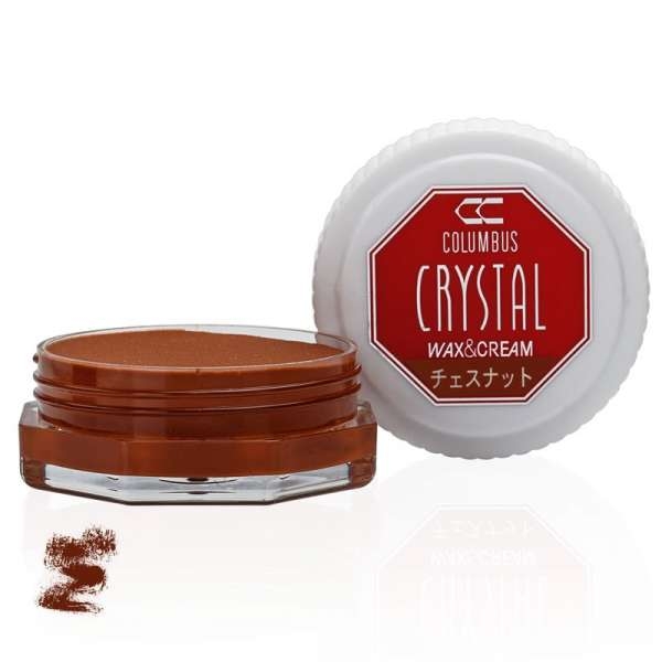 

Воск для обуви коричневый 131 Columbus Crystal Wax&Cream, 35 ml
