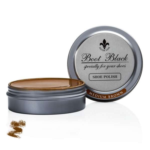 

Паста насыщенно-коричневая для полировки обуви Boot Black Shoe Polish