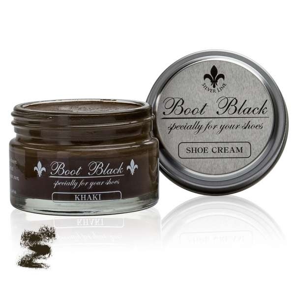

Крем для обуви хаки 126 Boot Black Shoe Cream, 55 мл