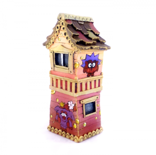 

Копилка Present Домик Сказочный — коралловый гипс КГ603-4 (IR02105)