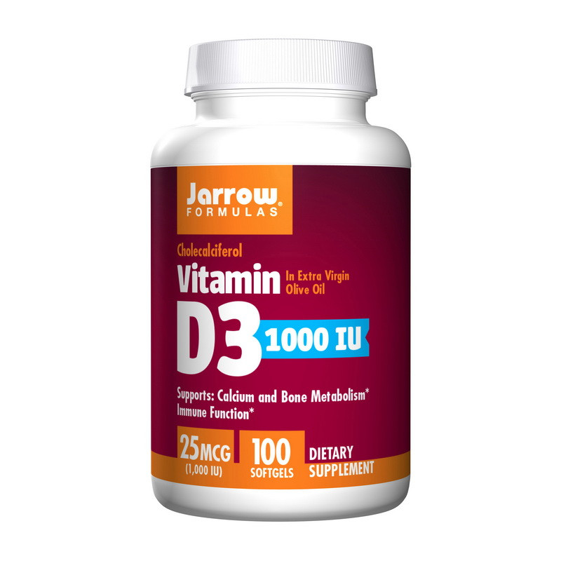 

Витамины Д3 Jarrow Formulas Vitamin D3 1000 IU (25 mcg) (200 softgels)