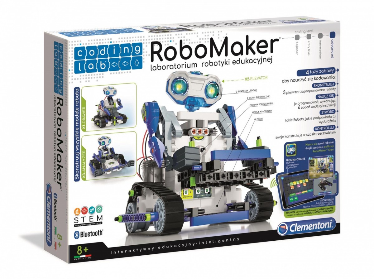 

Научный набор Clementoni Конструктор Robomaker Стартовый набор (50098)