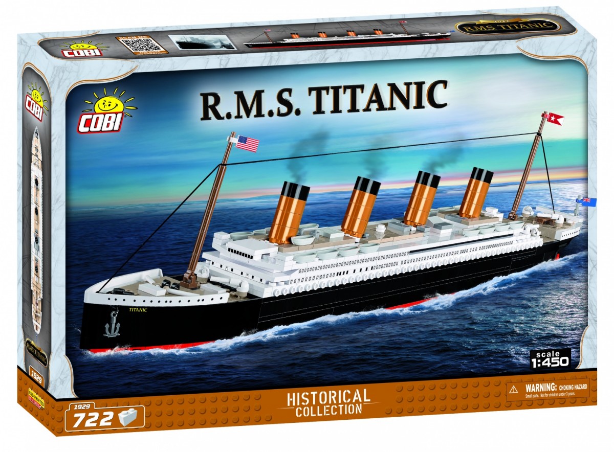 

Конструктор Cobi RMS Titanic 1:450 722 эл. (1929)