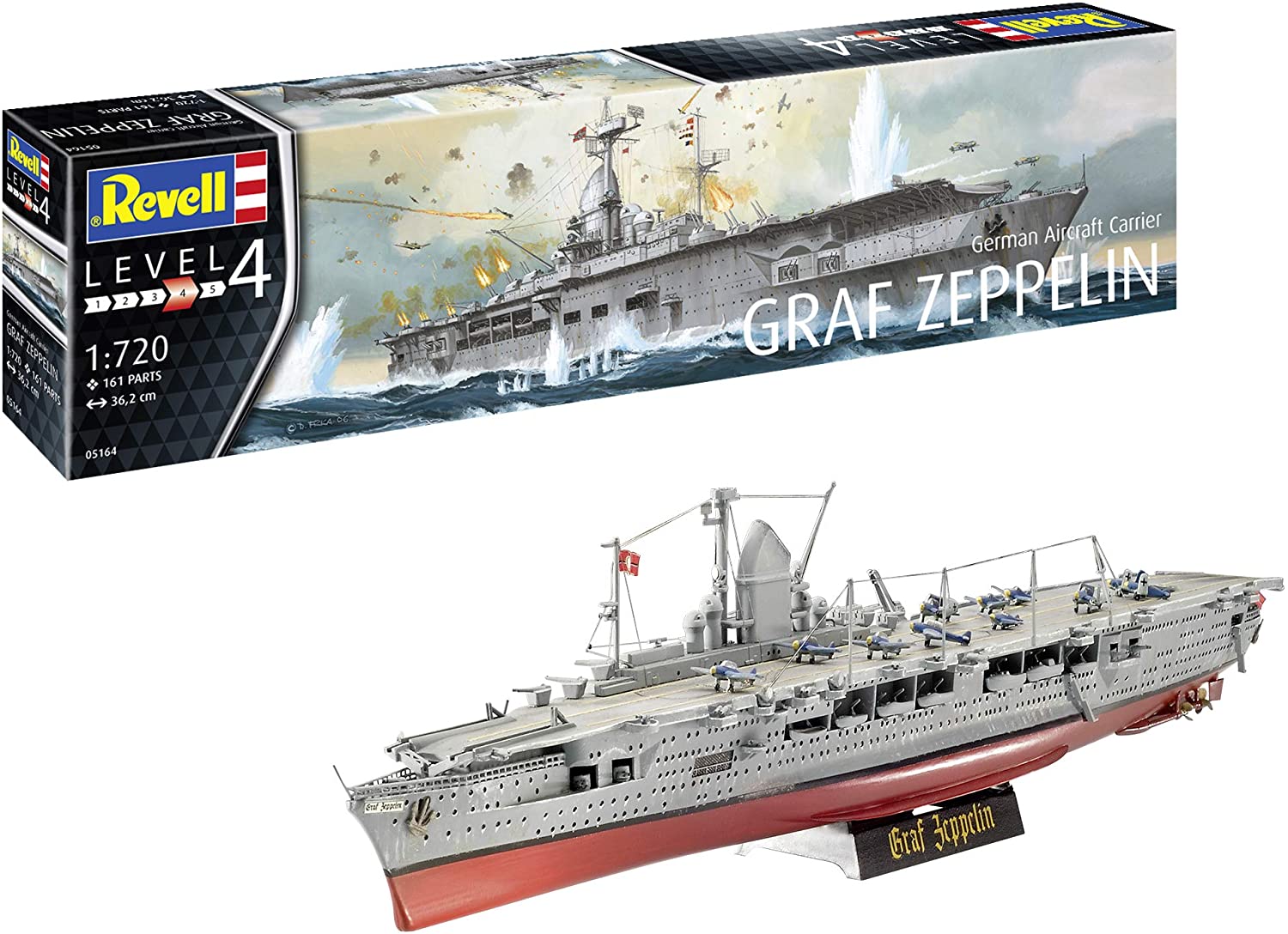 

Сборная модель Revell Германский авианосец Graf Zeppelin Sh (05164)