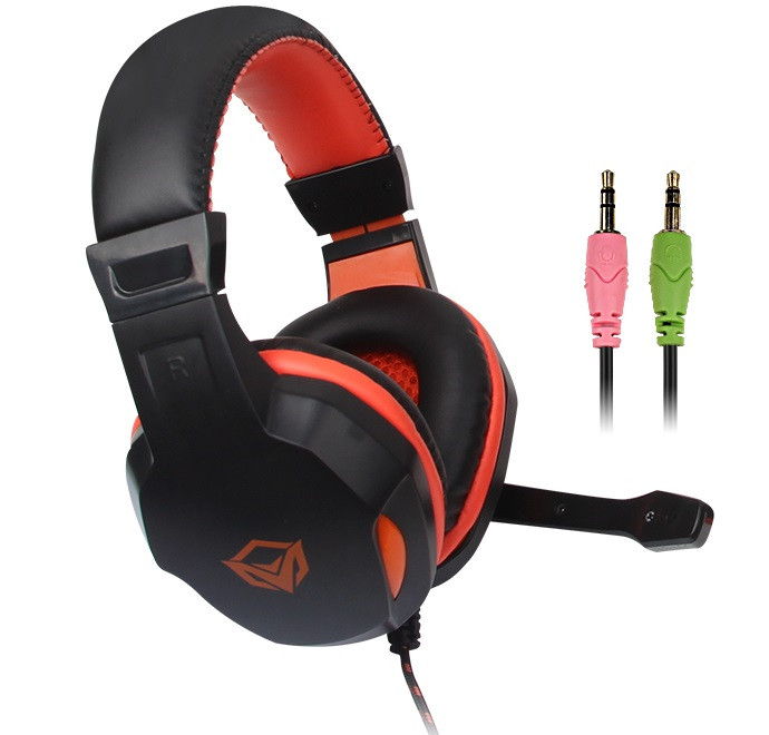 

Наушники игровые Meetion Gaming MT-HP010 эффект объёмного звучания черные (gr_015371)