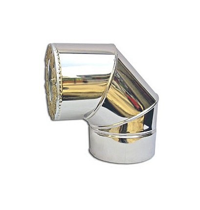 

Утепленное сендвич колено Теплодар 90° Ø120-220 мм из нержавеющей стали