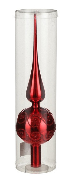 

Верхушка на ёлку, 31 см, House of Seasons цвет красный, орнамент (8718861625882ORNAMENT)