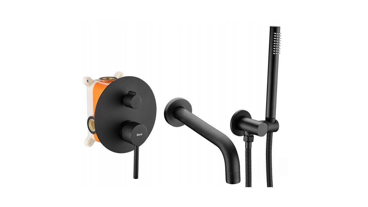 

Душевой гарнитур REA LUNGO BLACK + BOX