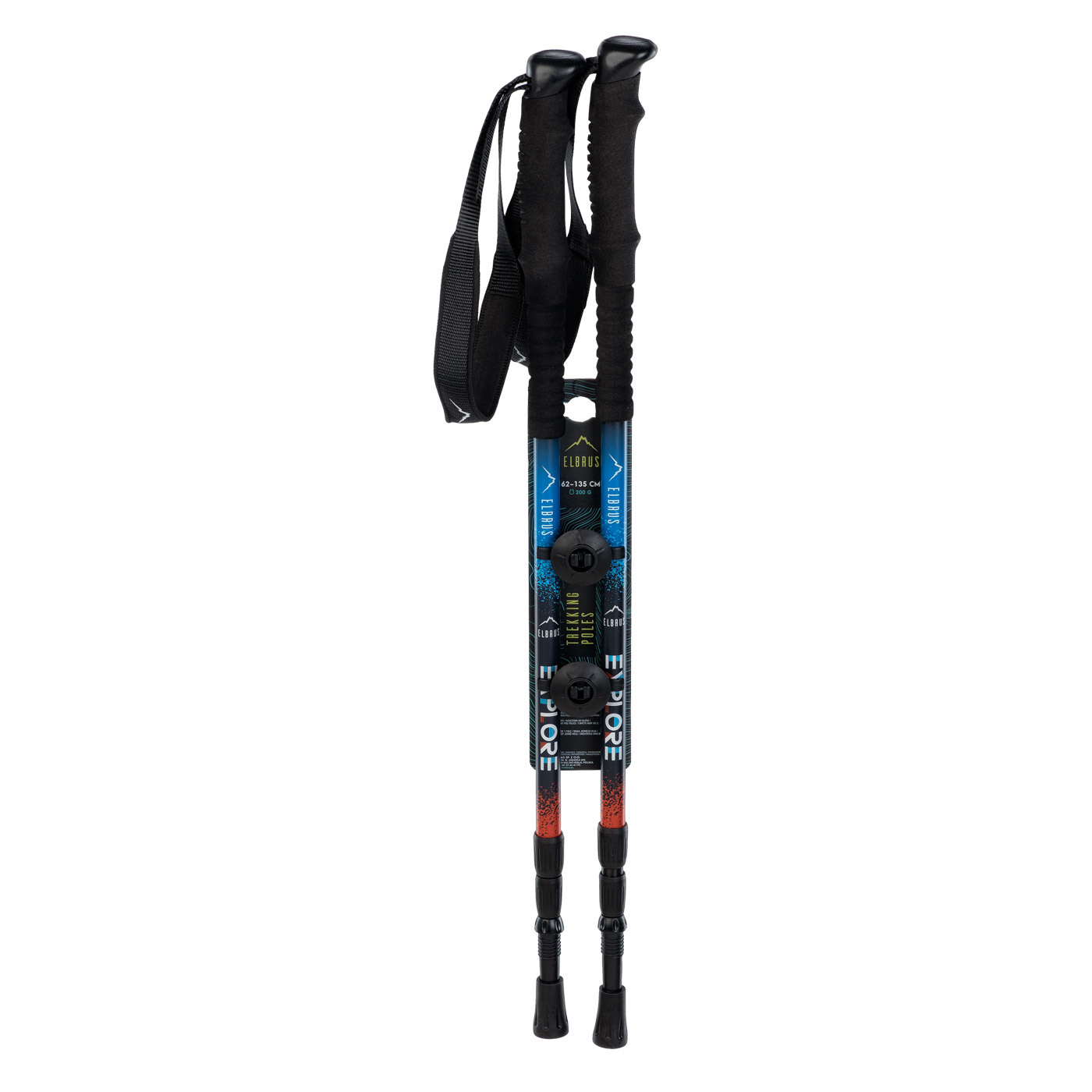 

Трекинговые палки Elbrus Pokara 62-135 см Синий с оранжевым SU.020.11