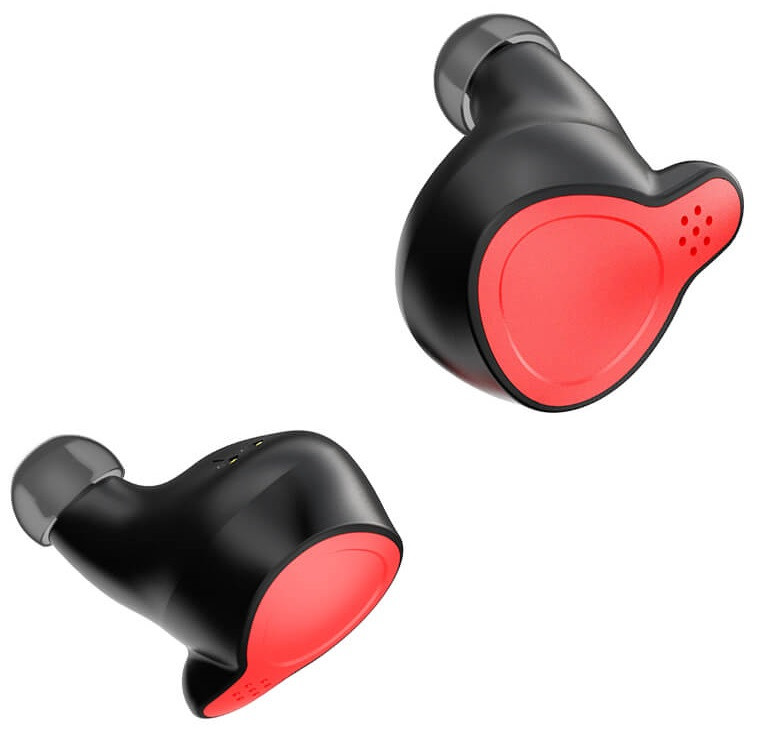 

Наушники Bluetooth HOCO ES47 Shelly TWS в чехле для зарядки BT5.0, черно-красные