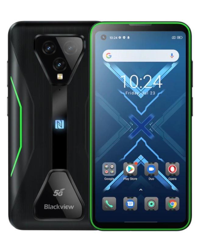 

Защищенный смартфон Blackview BL5000 5G 8/128GB Black-Green