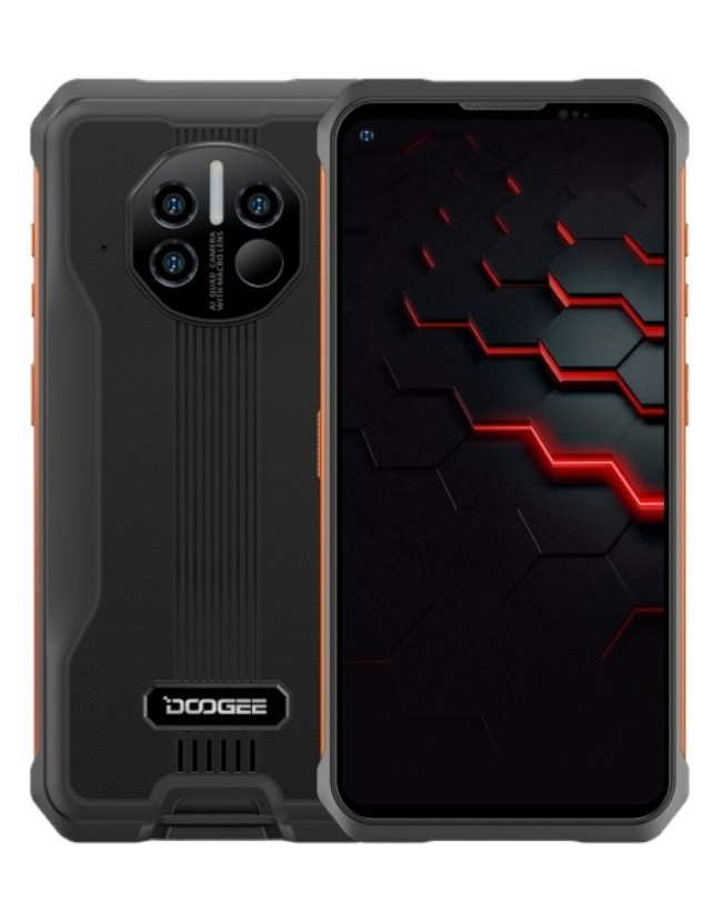 

Защищенный смартфон DOOGEE V10 8/128GB Black-Orange