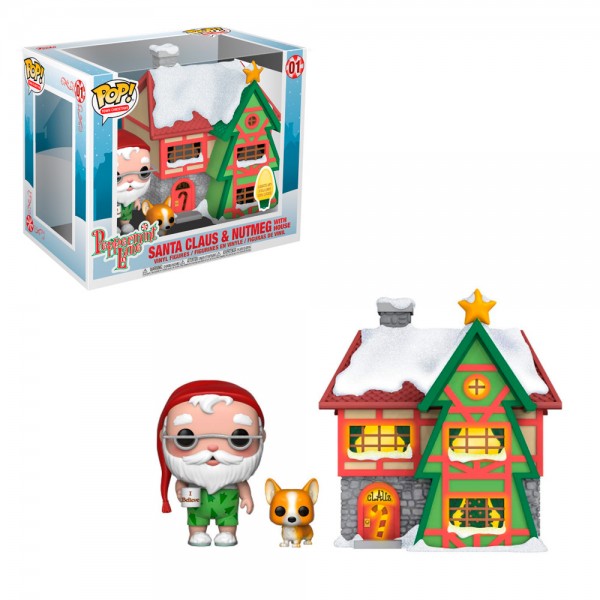 

Набор Funko POP! Town Holiday - Santa's House/Santa & Nutmeg Vinyl Figure, 15 см, 44423