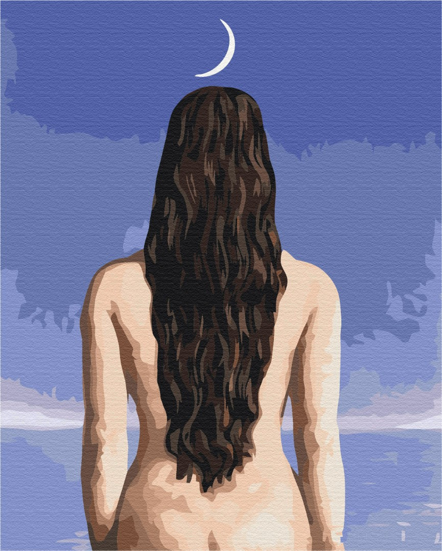 

Картина по номерам - Вечернее платье. Рене Магритт BrushMe 40*50см. (BS52408)