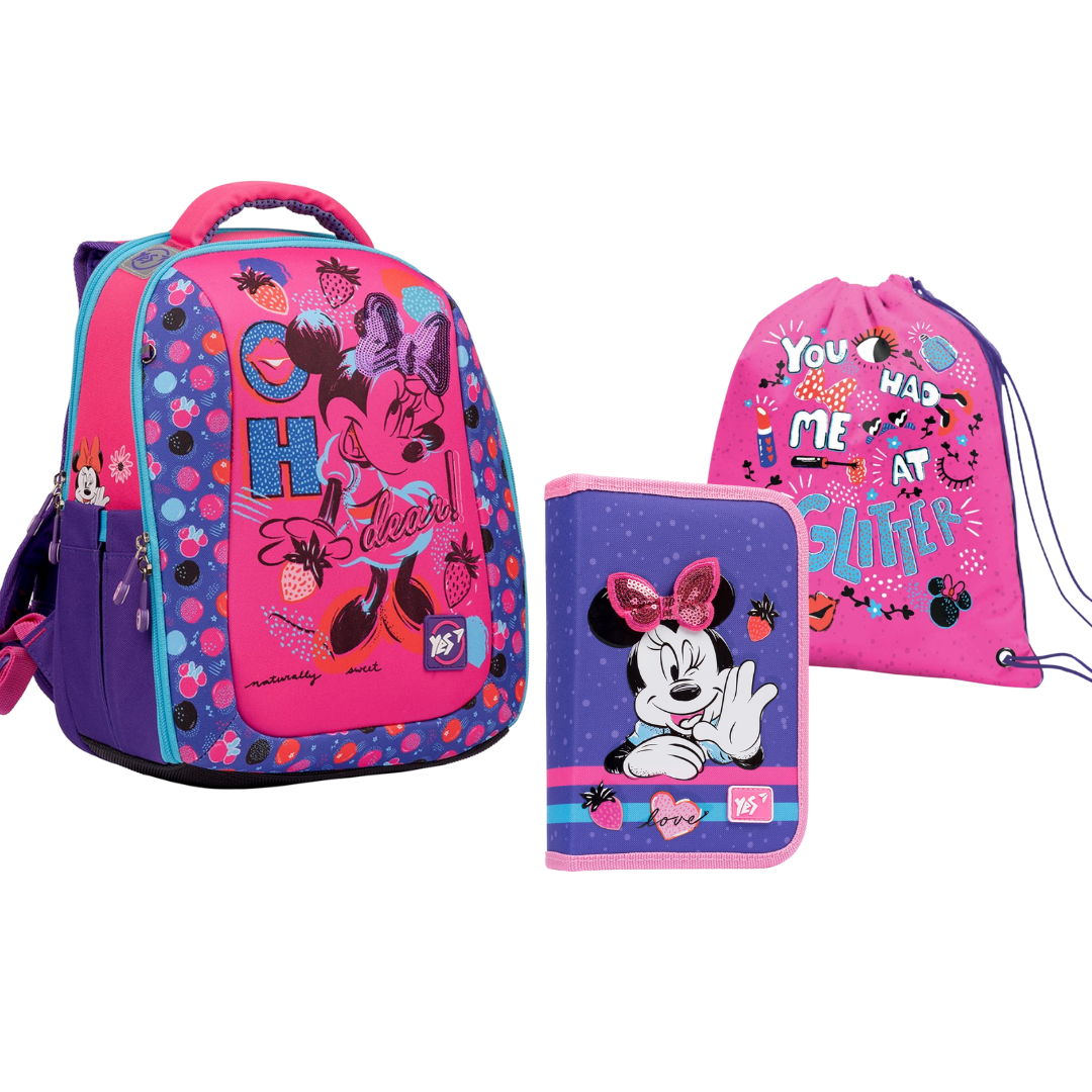 

Набір шкільний S-57_Collection Minnie Mouse 3 предм. Yes 6-9 років 557845