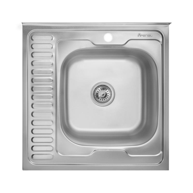 

Кухонная мойка Imperial 6060-R 0,6 160мм decor из нержавеющей стали (9144)
