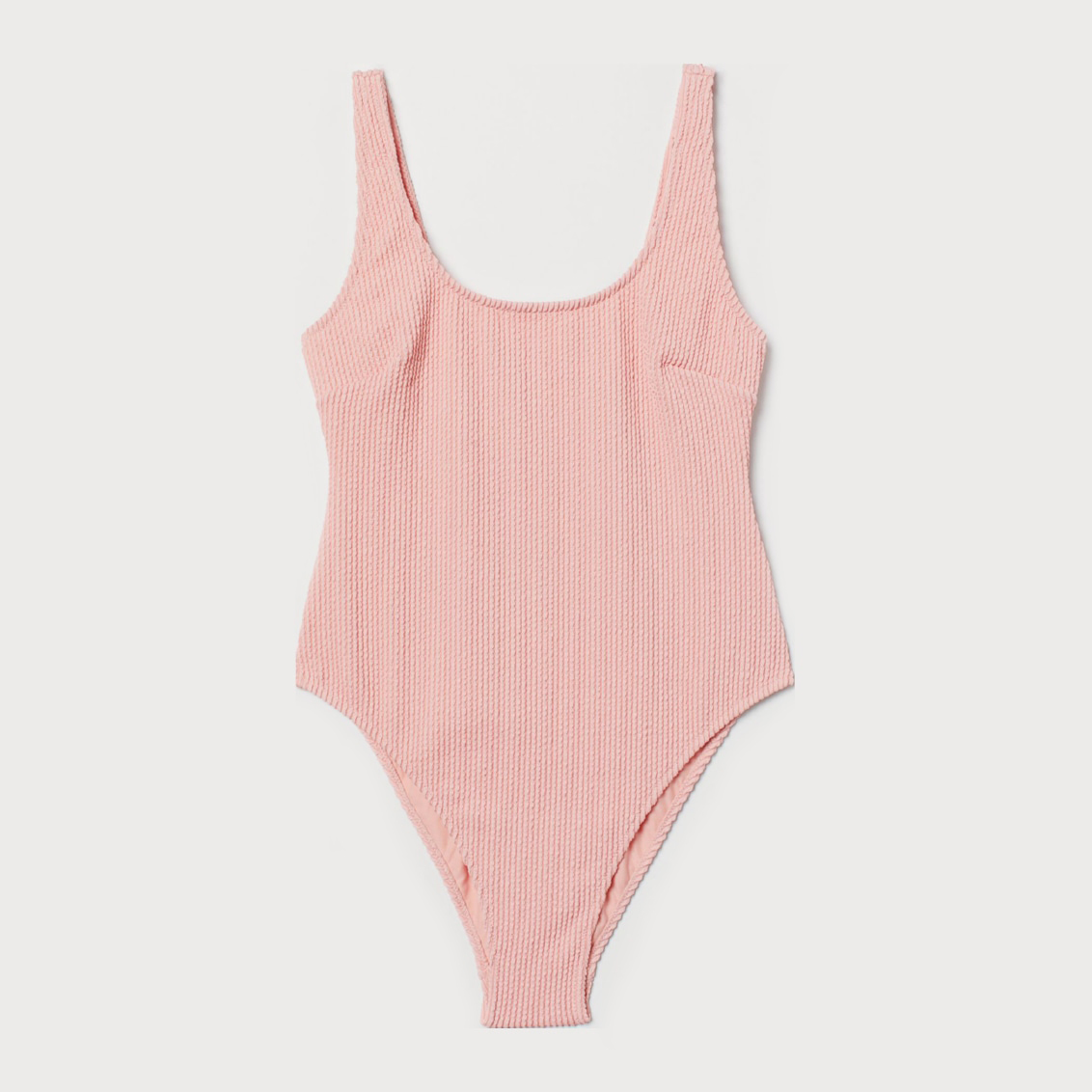 

Купальник слитный женский H&M 408-8647161 46 Светло-розовый