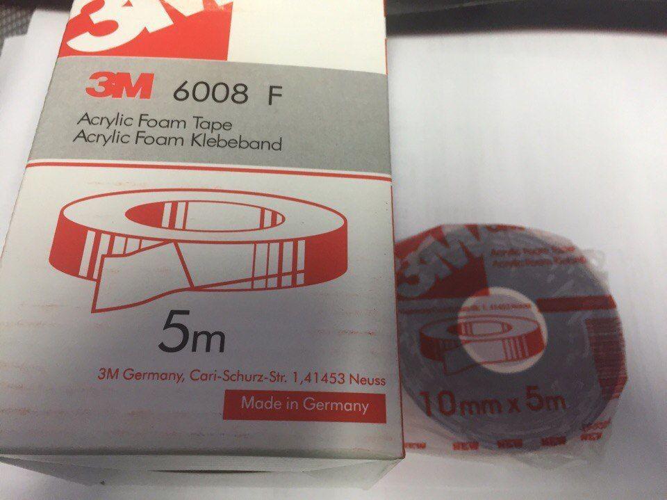

Скотч двухсторон. 3M 6008F 10мм*5м*0,8мм