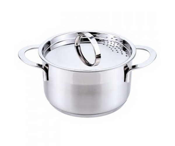 

Кастрюля нержавеющая Maestro с крышкой 20 см 3 л Steel MR-3511-20