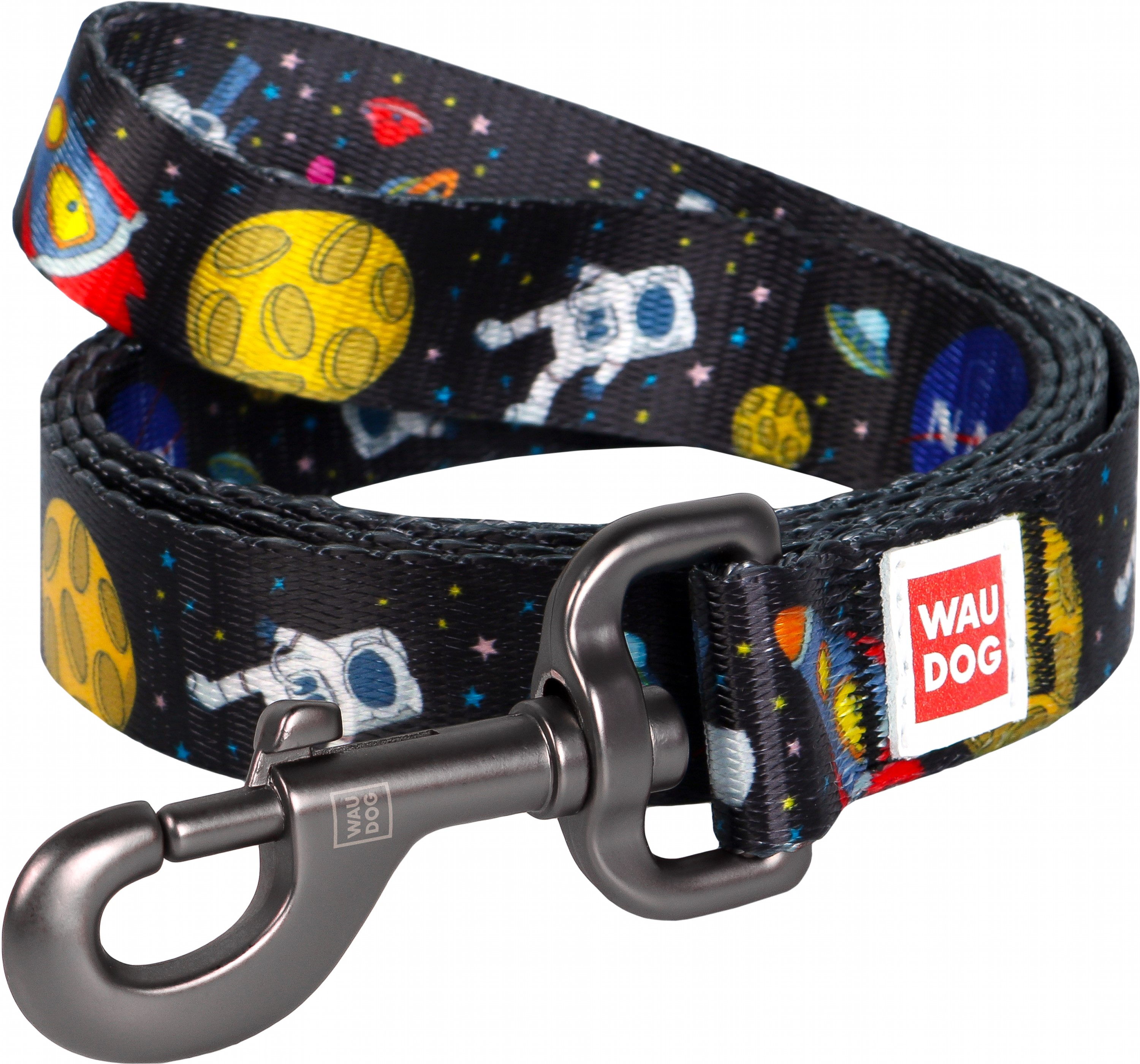 

Поводок для собак нейлоновый Collar WAUDOG Nylon, рисунок "NASA", L, Ш 25 мм, Дл 122 см (4915)