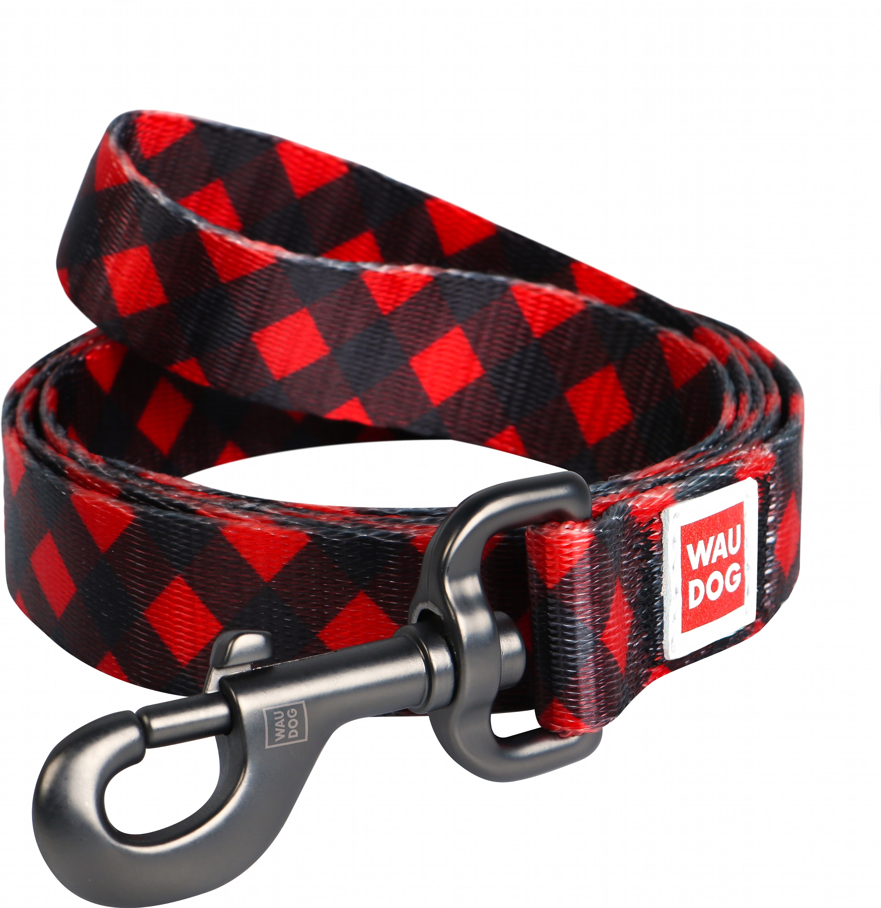 

Поводок для собак нейлоновый Collar WAUDOG Nylon, рисунок "Шотландка красная", L, Ш 25 мм, Дл 122 см (4854)
