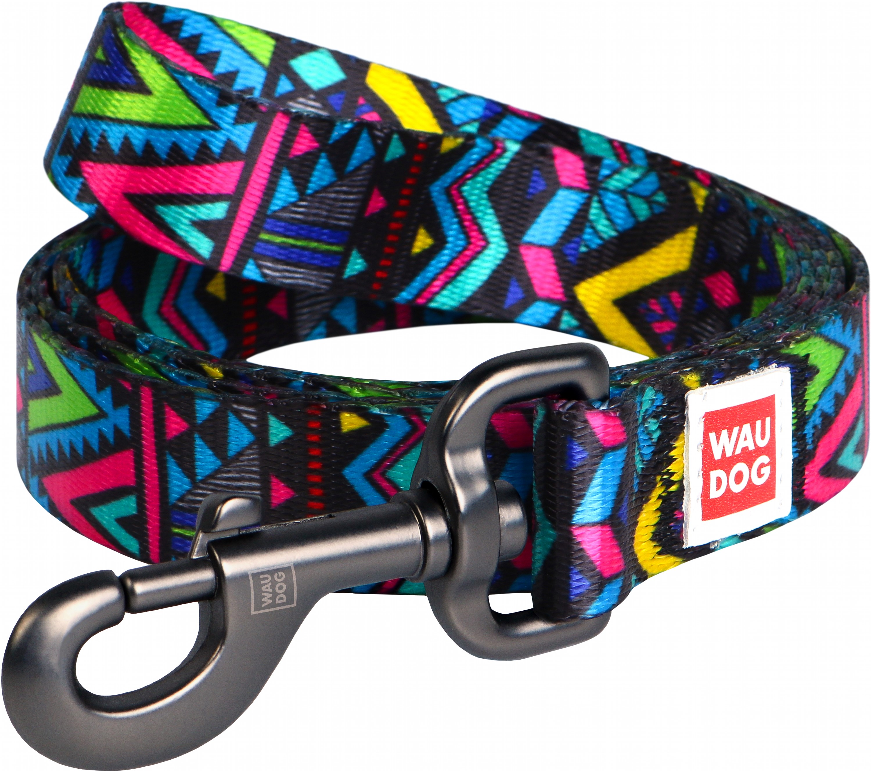 

Поводок для собак нейлоновый Collar WAUDOG Nylon, рисунок "Инди", M, Ш 20 мм, Дл 122 см (4832)