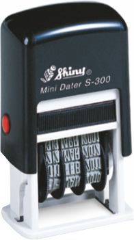 

Мини-датер Shiny S-300 Укр. 3 мм черный корпус (4710850300552)