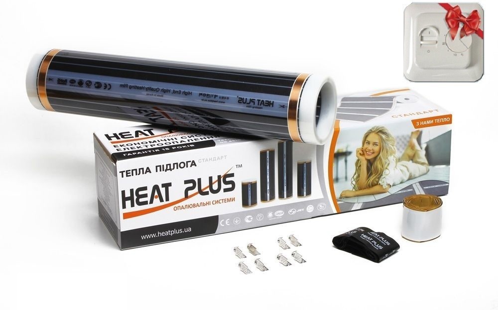 

Комплект теплого пола и термостат HEAT PLUS STANDART HPS004T