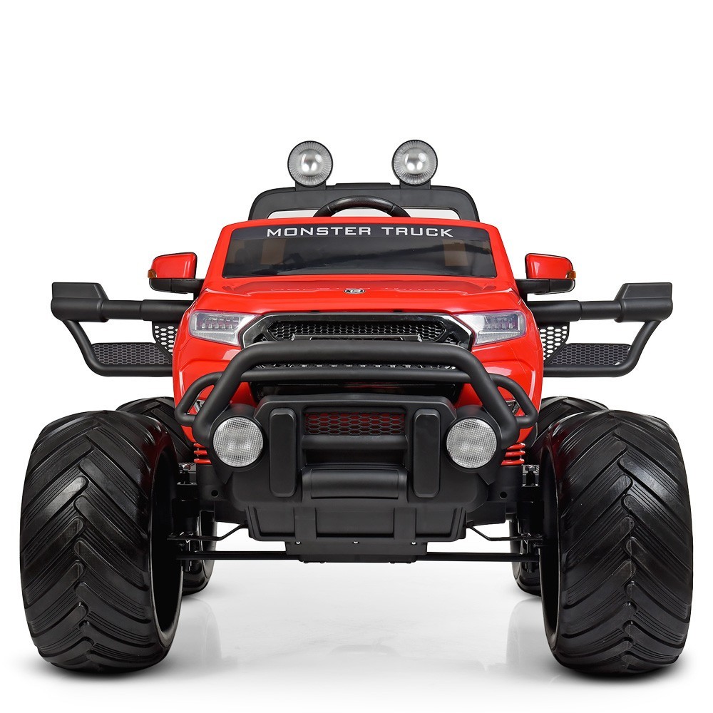 

Двухместный детский электромобиль джип Ford Ranger Monster Truck (24V) красный Bambi