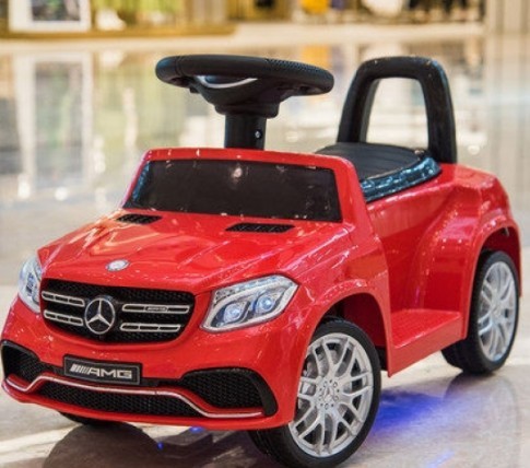 

Детский электромобиль каталка толокар Mercedes AMG Красный Bambi