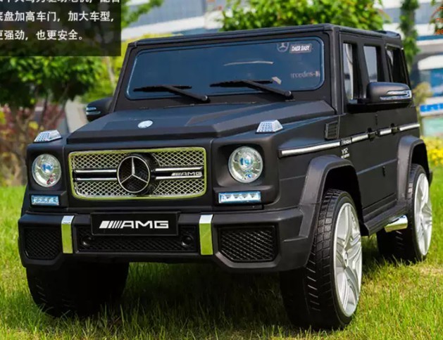 

Детский электромобиль Mercedes Benz G65 AMG 4 мотора 35W Гелендваген черный матовый Bambi