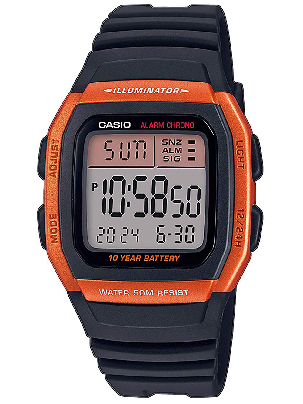 

Часы Casio W-96H-4A2VEF Collection Herren 36mm 10ATM