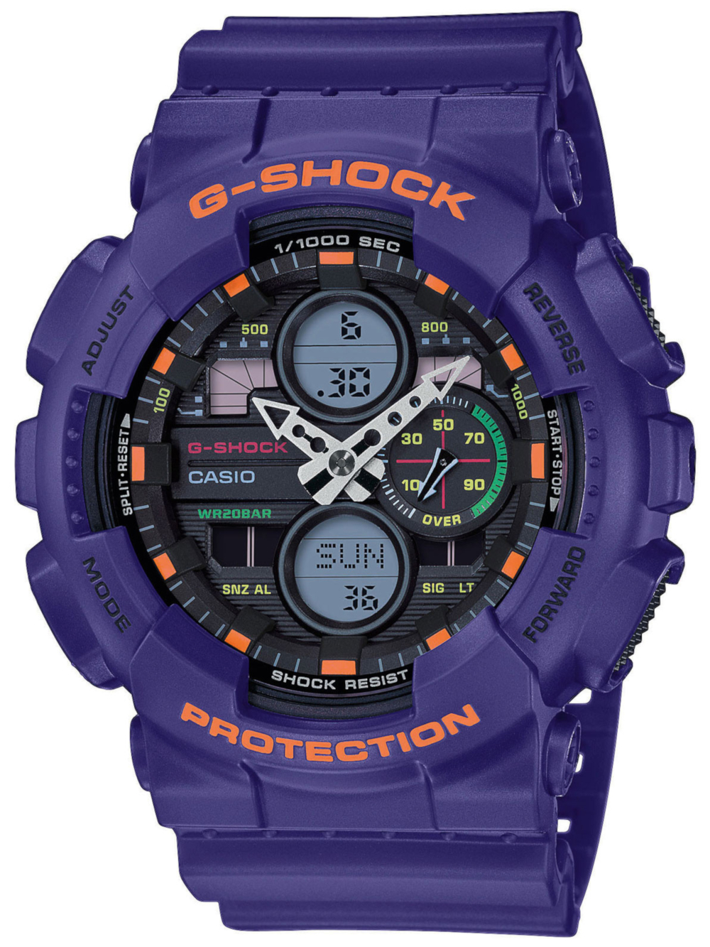 

Часы Casio GA-140-6AER G-Shock 51mm 20ATM