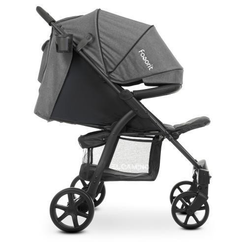 

Коляска детская El Camino Bambi FAVORIT v.2 Medium Gray (серый)
