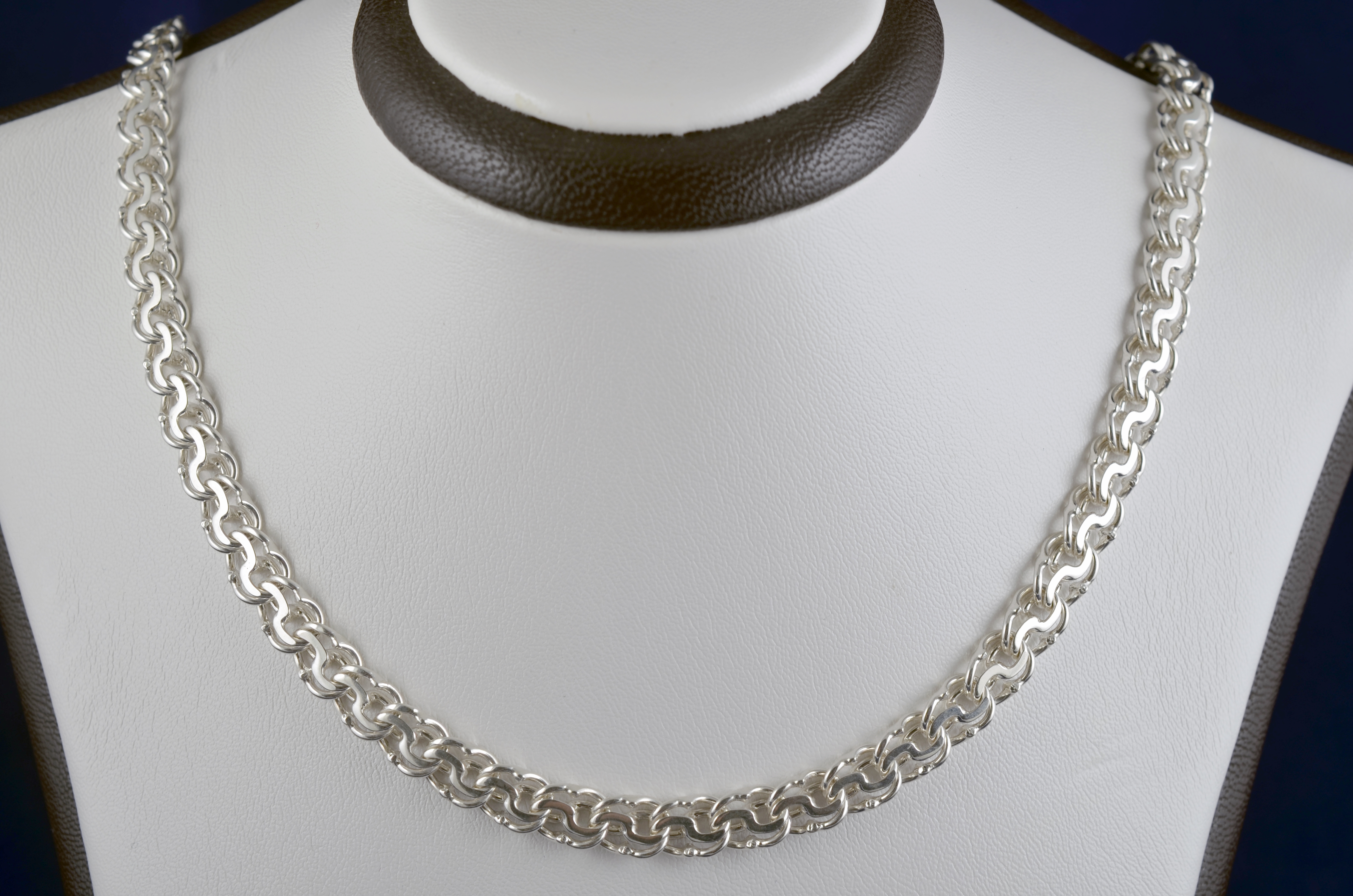 

Серебряная цепочка Meridian 925 пробы плетение "Молния" 65 размер