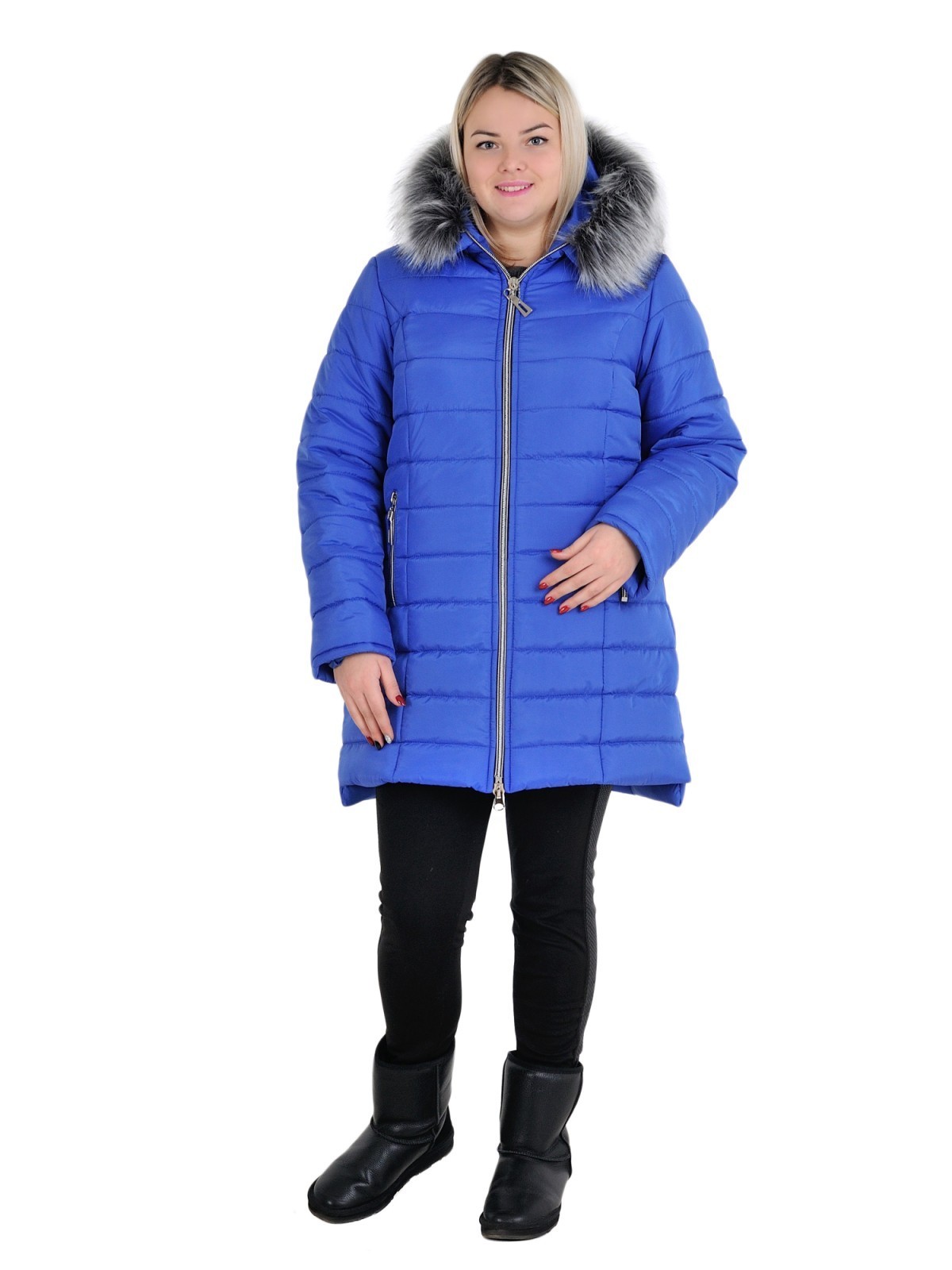 

Куртка зимняя San-A-Belle Софи XXXL () электрик, Куртка зимняя San-A-Belle Софи XXXL (52) электрик